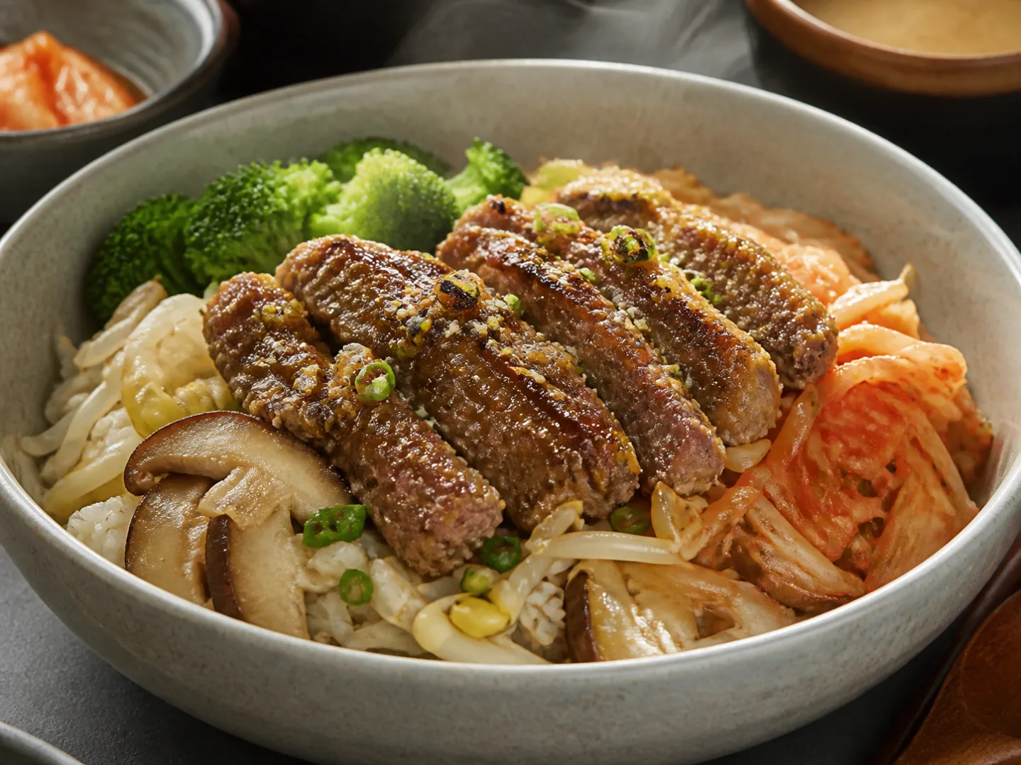 떡갈비콩나물밥