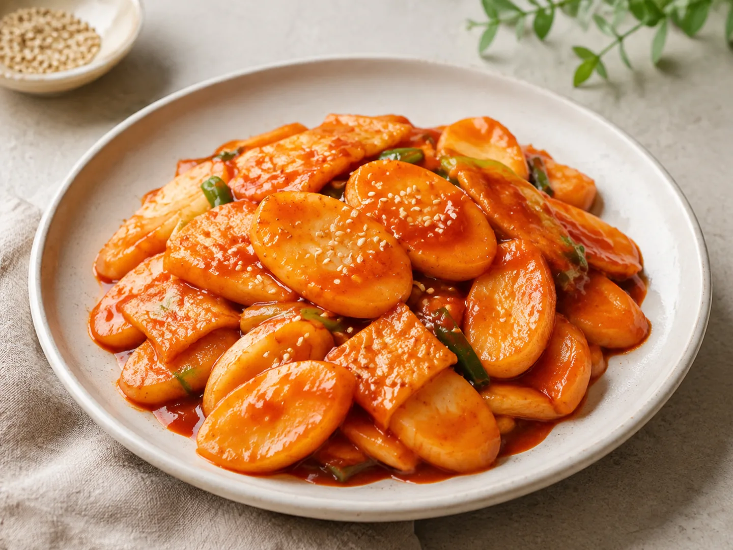 떡국떡 떡볶이