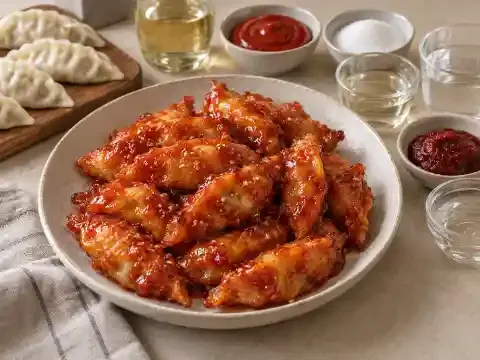 떡꼬치소스 무침만두