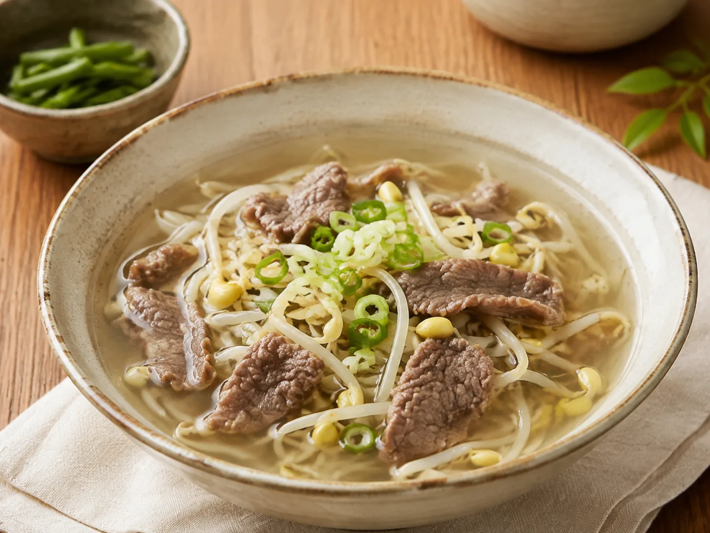 우삼겹 콩나물국