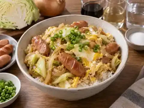 양배추 돈부리덮밥
