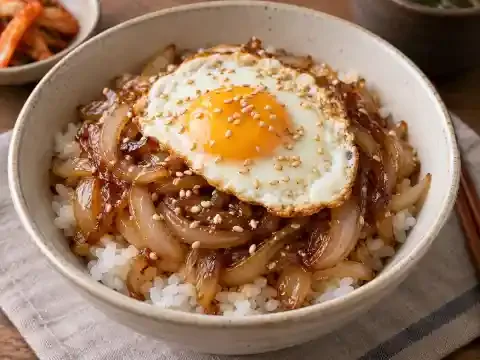 양파볶음 비빔밥