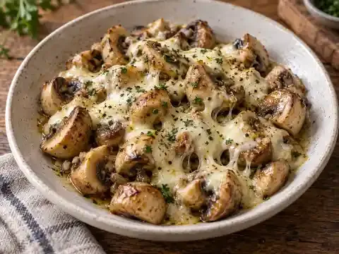양송이 치즈볶음